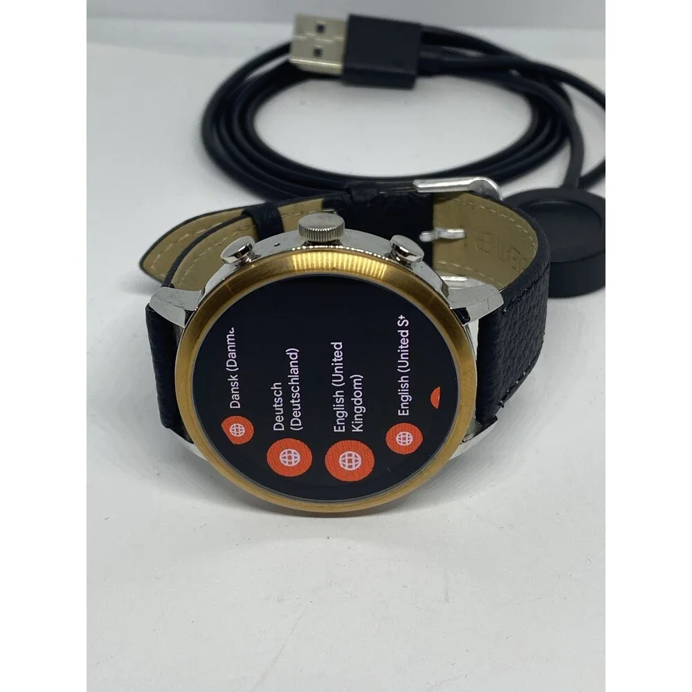 Fossil Gen 4 Authentic Digital Dial Smart Watch Custom Band FTW6016 AB164